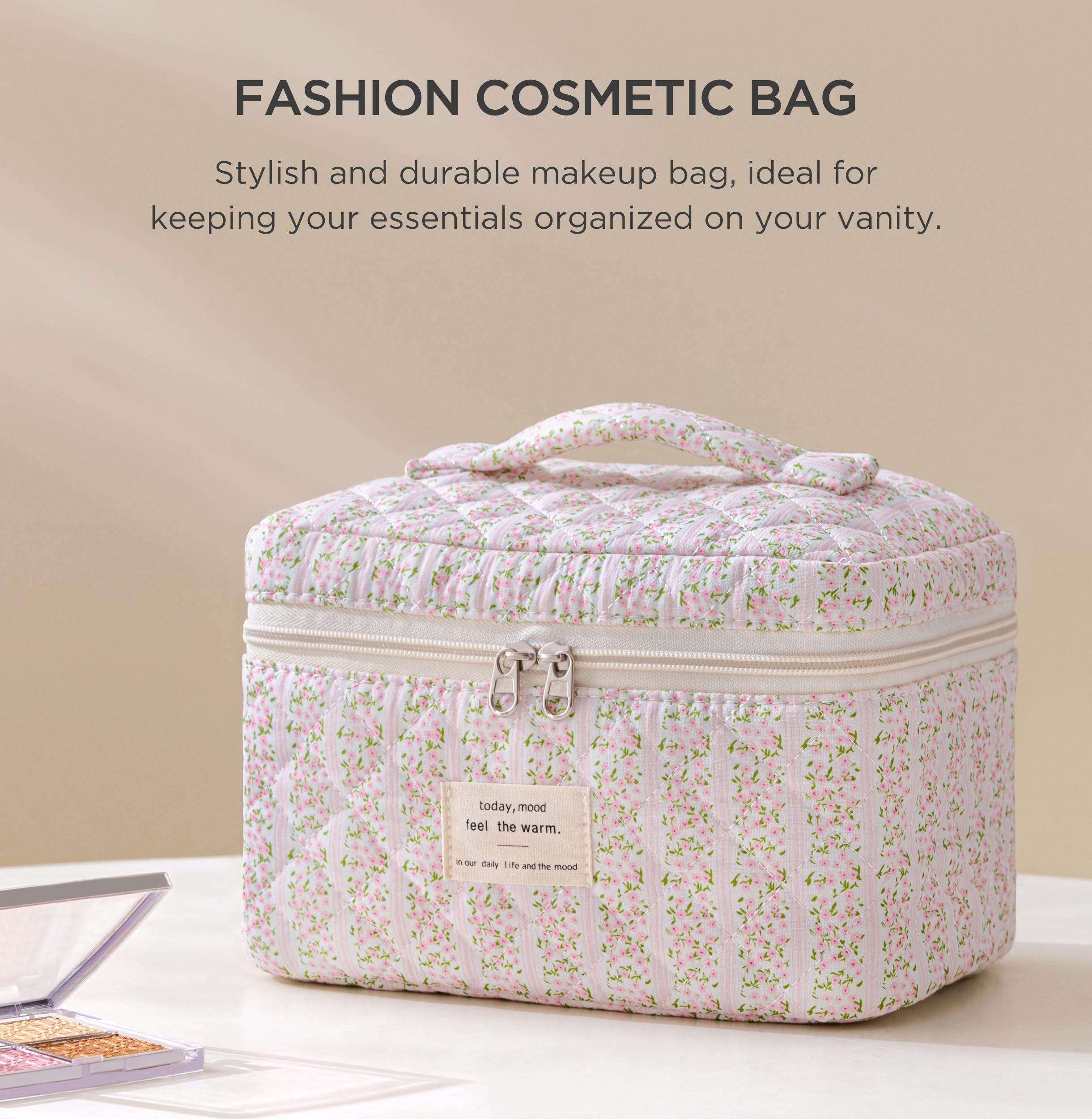 HBselect interior con bolsillo malla para brochas y pequeños accesorios.