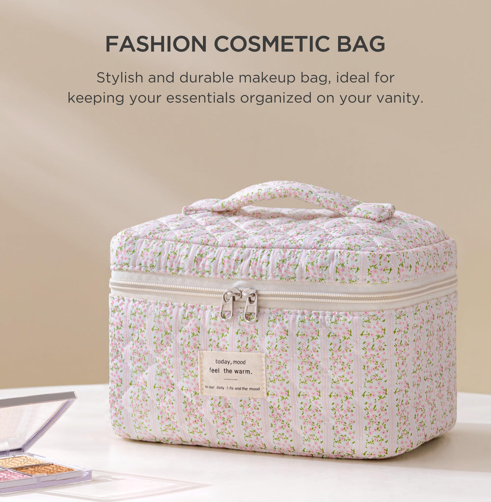 HBselect interior con bolsillo malla para brochas y pequeños accesorios.