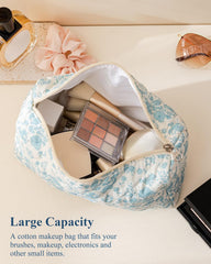 HBselect estuche maquillaje capacidad amplia para cosméticos y brochas