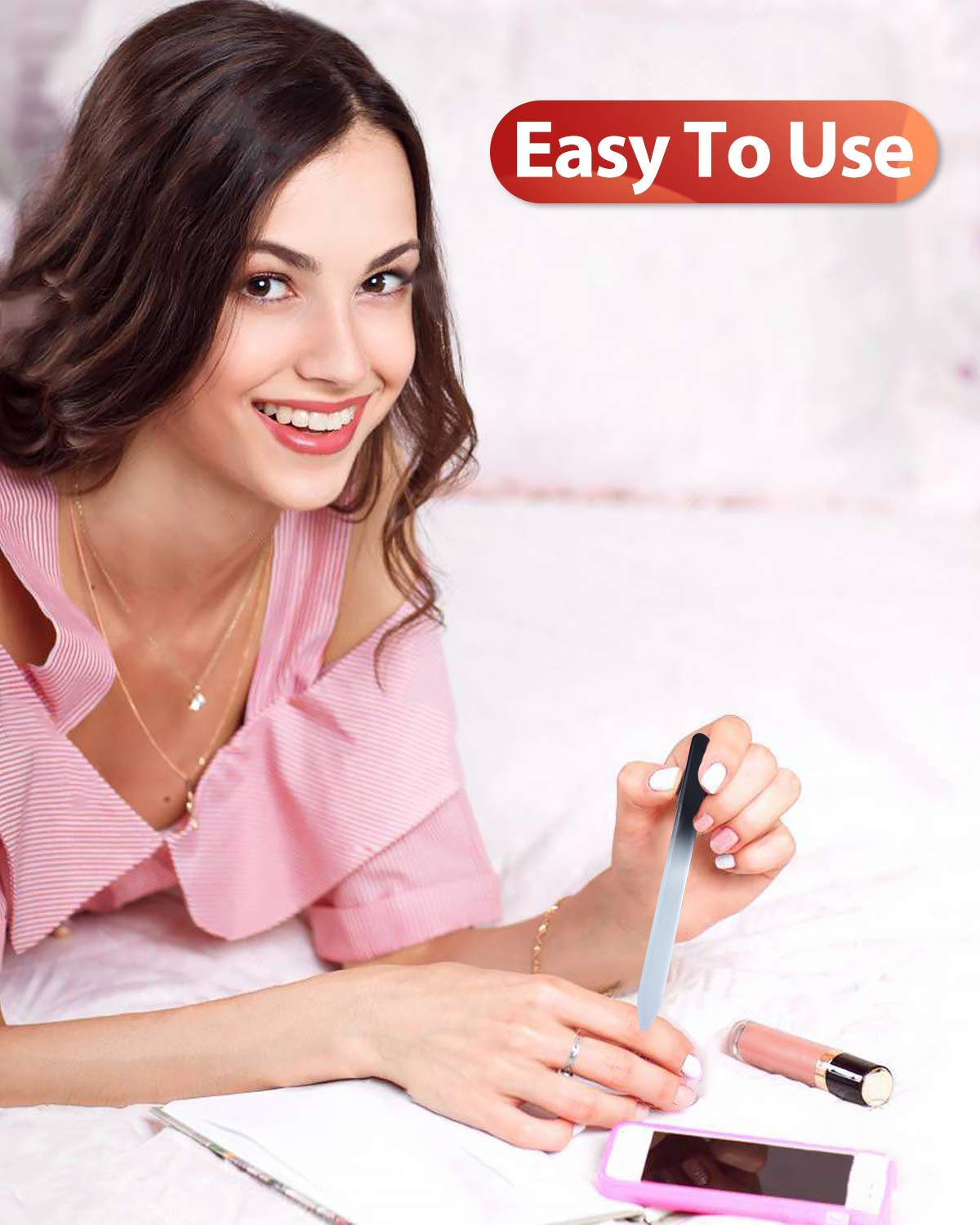 HealPure herramienta de manicura reutilizable, fácil lavado bajo agua.