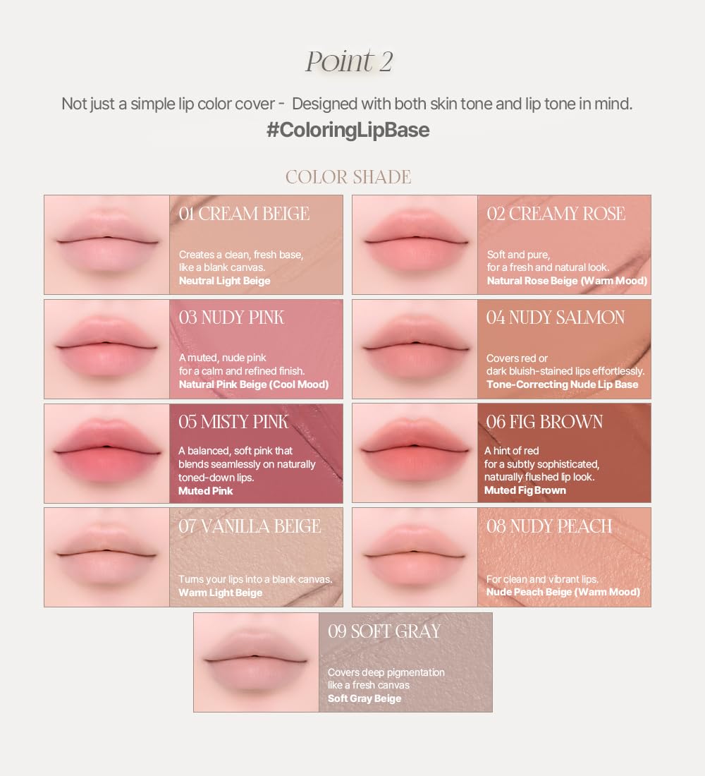 Heart Percent base labial Vanilla Beige acabado uniforme sin sensación pesada