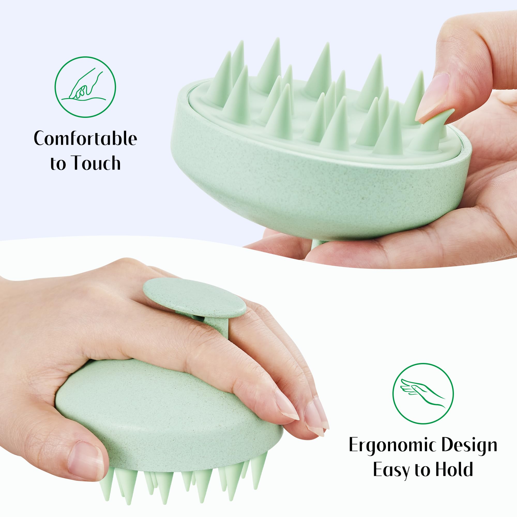HEETA limpieza profunda elimina suciedad y grasa del cabello.