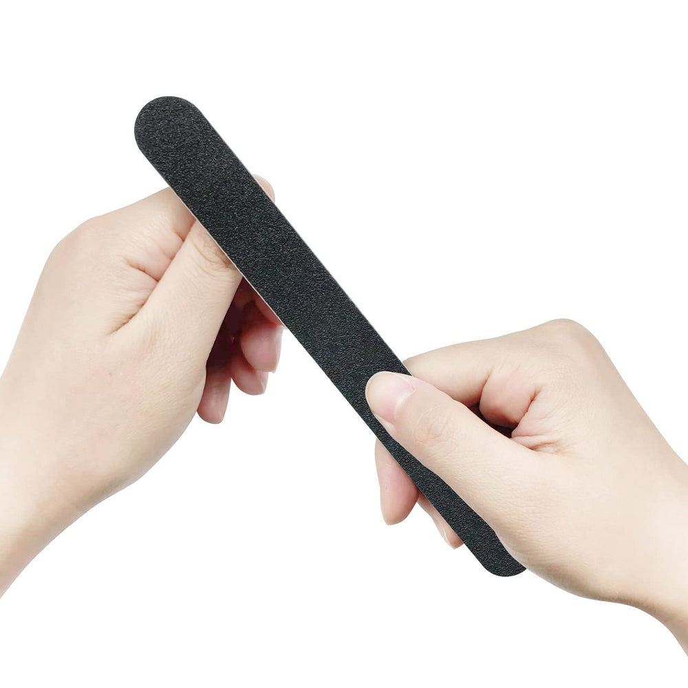 HeeYaa lima negra, diseño compacto para cuidado de uñas