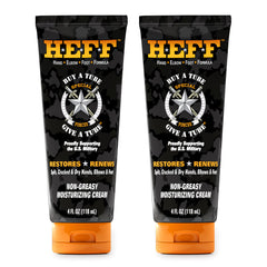 HEFF crema para manos, codos y pies con tubo de 4oz, conveniente para viaje.