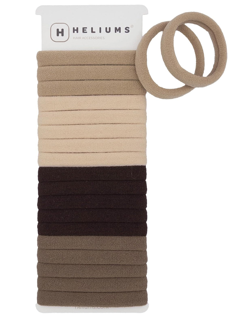 Heliums coleteros neutros sin daño en nylon suave, ideal para uso diario.