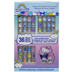 Hello Kitty y Amigos: uñas autoadhesivas coloridas para una manicura divertida y segura para niñas