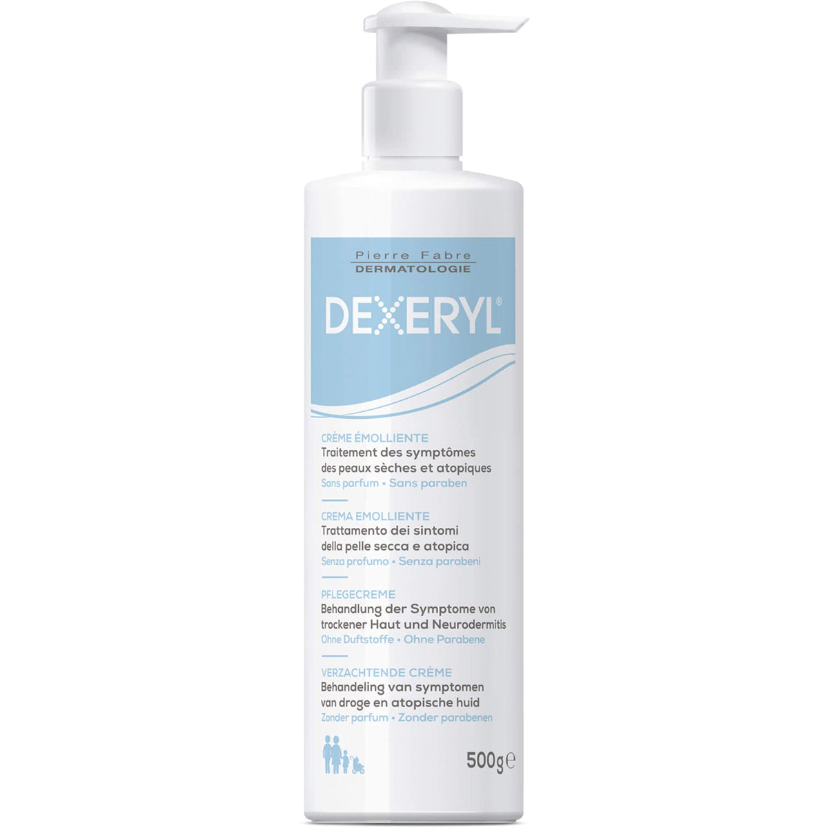 Hengulus Dexeryl Creme 500 g - envase de crema hidratante para piel seca y sensible