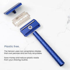 Rigidez de la cuchilla Henson Shaving para menos vibración