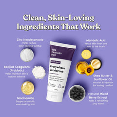 Her Fantasy Box Everywhere Deodorant berry-scent cream texture appears invisible on skin