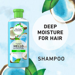 Aroma de coco de Herbal Essences Hello Hydration que inspira refresco al lavado.