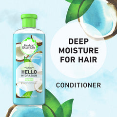 Herbal Essences Hello Hydration Conditioner, aroma coco: experiencia sensorial deliciosa durante el cuidado.