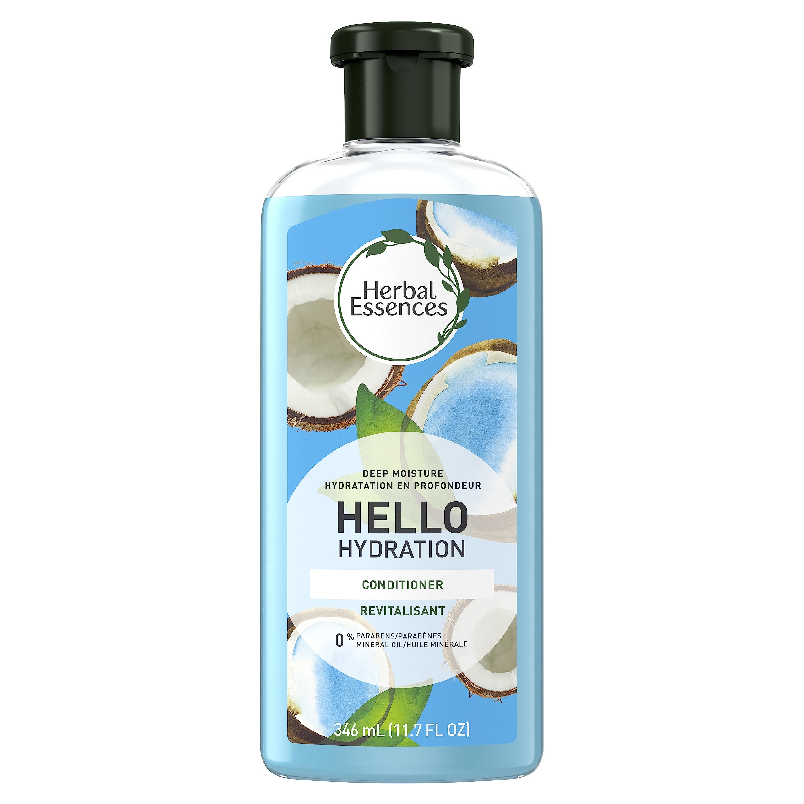 Herbal Essences Hello Hydration Conditioner, bote: hidratación suave para uso diario.
