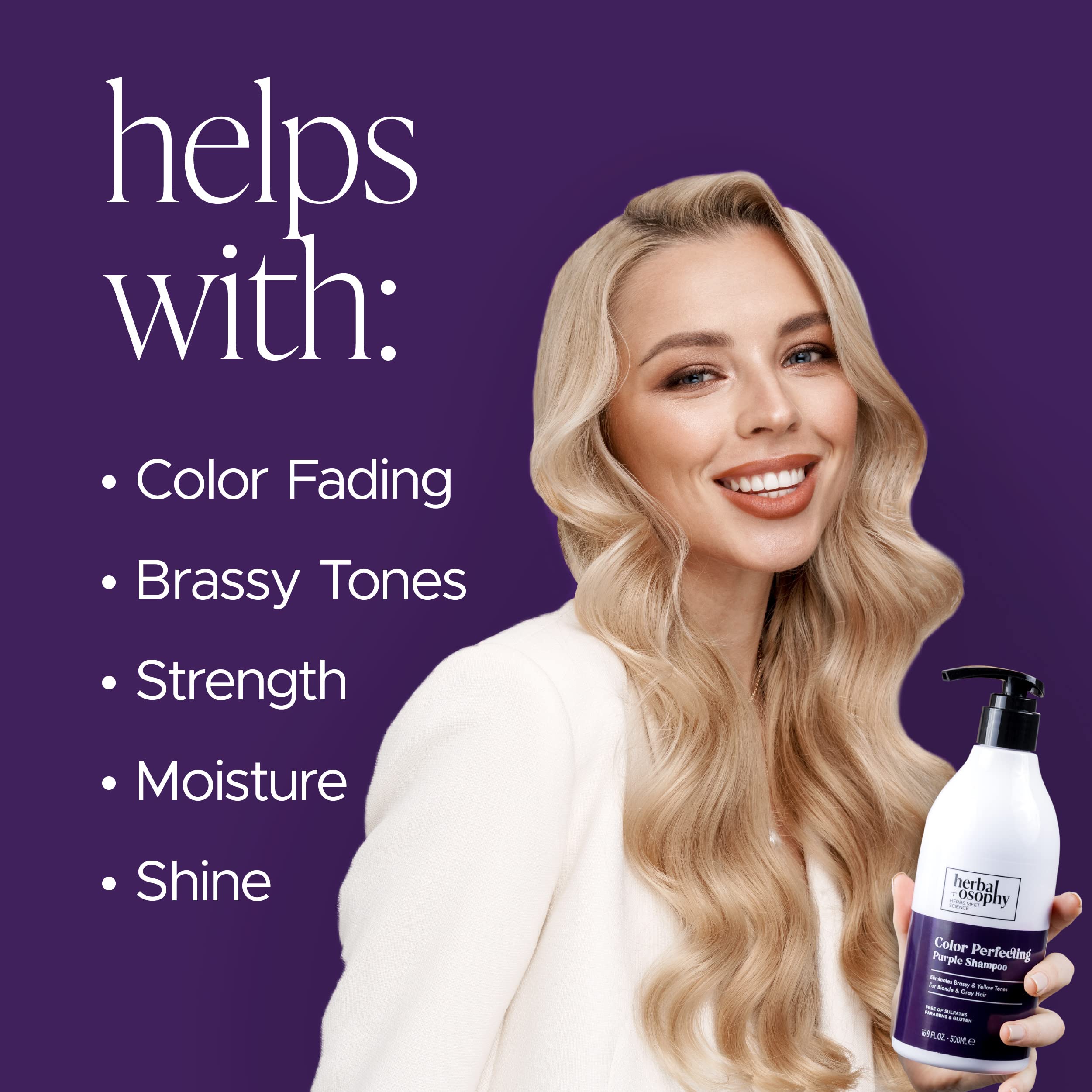 Herbalosophy aceite de coco nutritivo incluido, ayuda a reparar y nutrir el cabello.