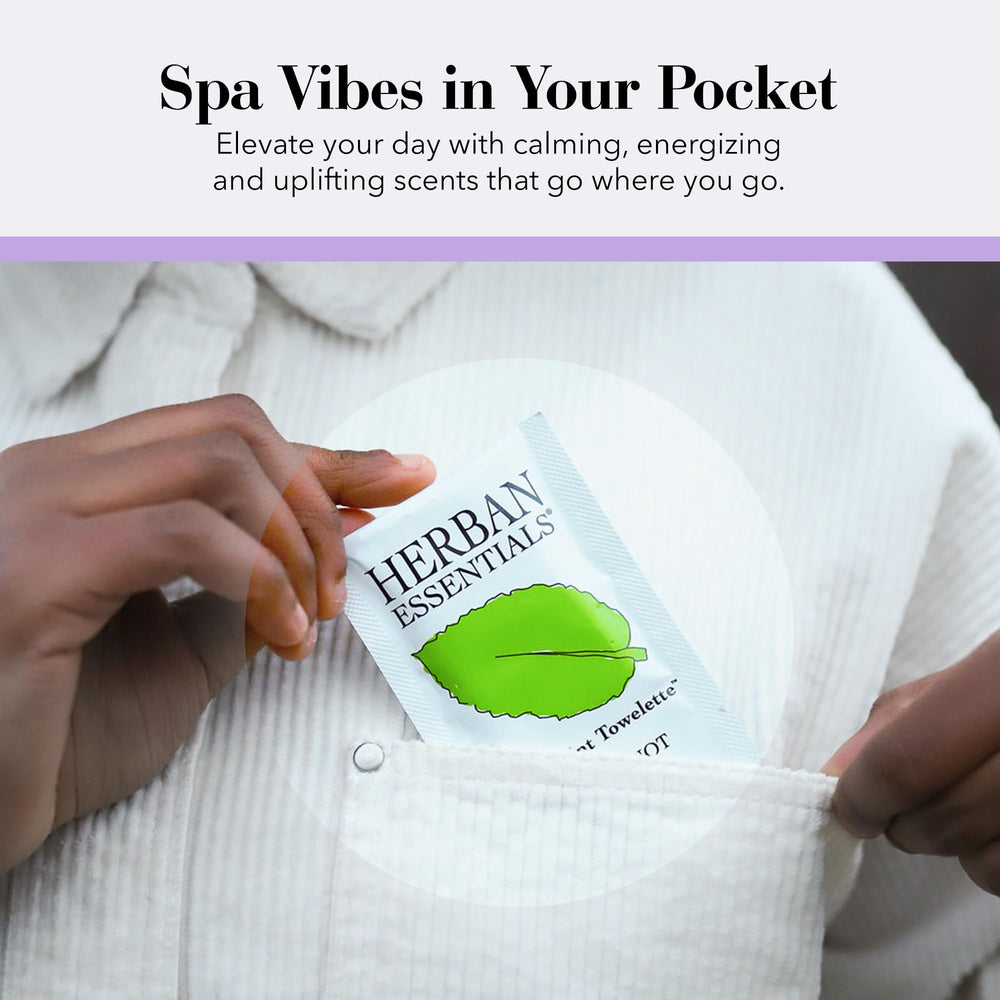 Herban Essentials: toallitas portátiles con cierre hermético para frescura