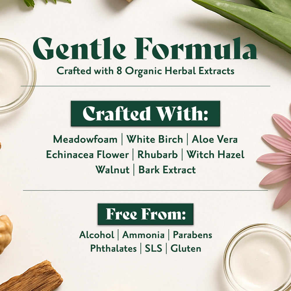 Herbatint cobertura de canas al 100% con color duradero.