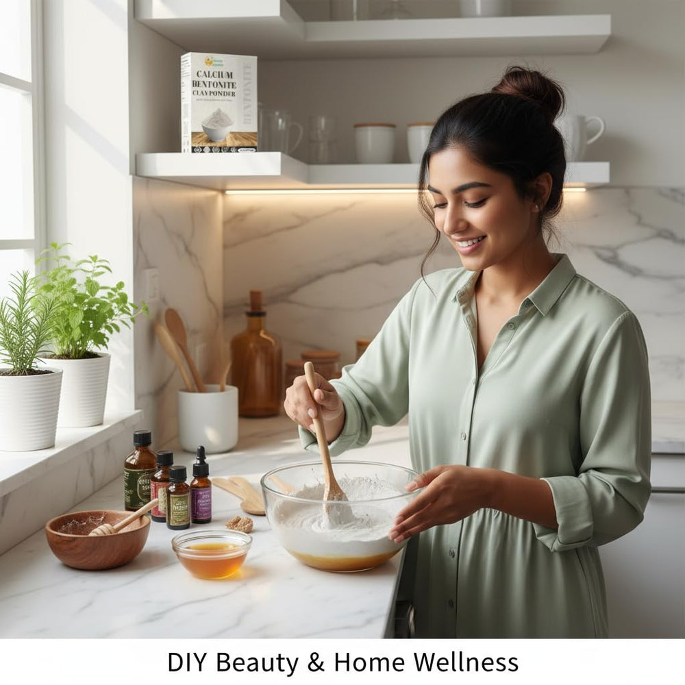 Herbs Botanica aplicación de mascarilla arcilla calcio para piel sensible