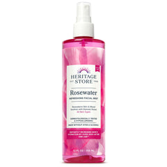 HERITAGE STORE agua de rosas bruma facial refresca la piel