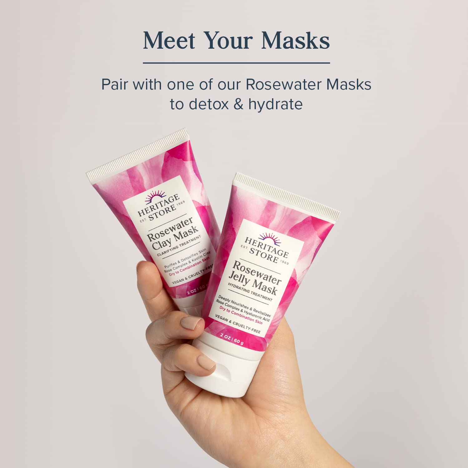 HERITAGE STORE serum envase PCR reciclado, opción sostenible para cuidado diario