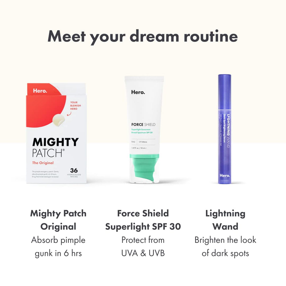 Hero Cosmetics Force Shield Superlight: libre de siliconas y seguro para uso diario.