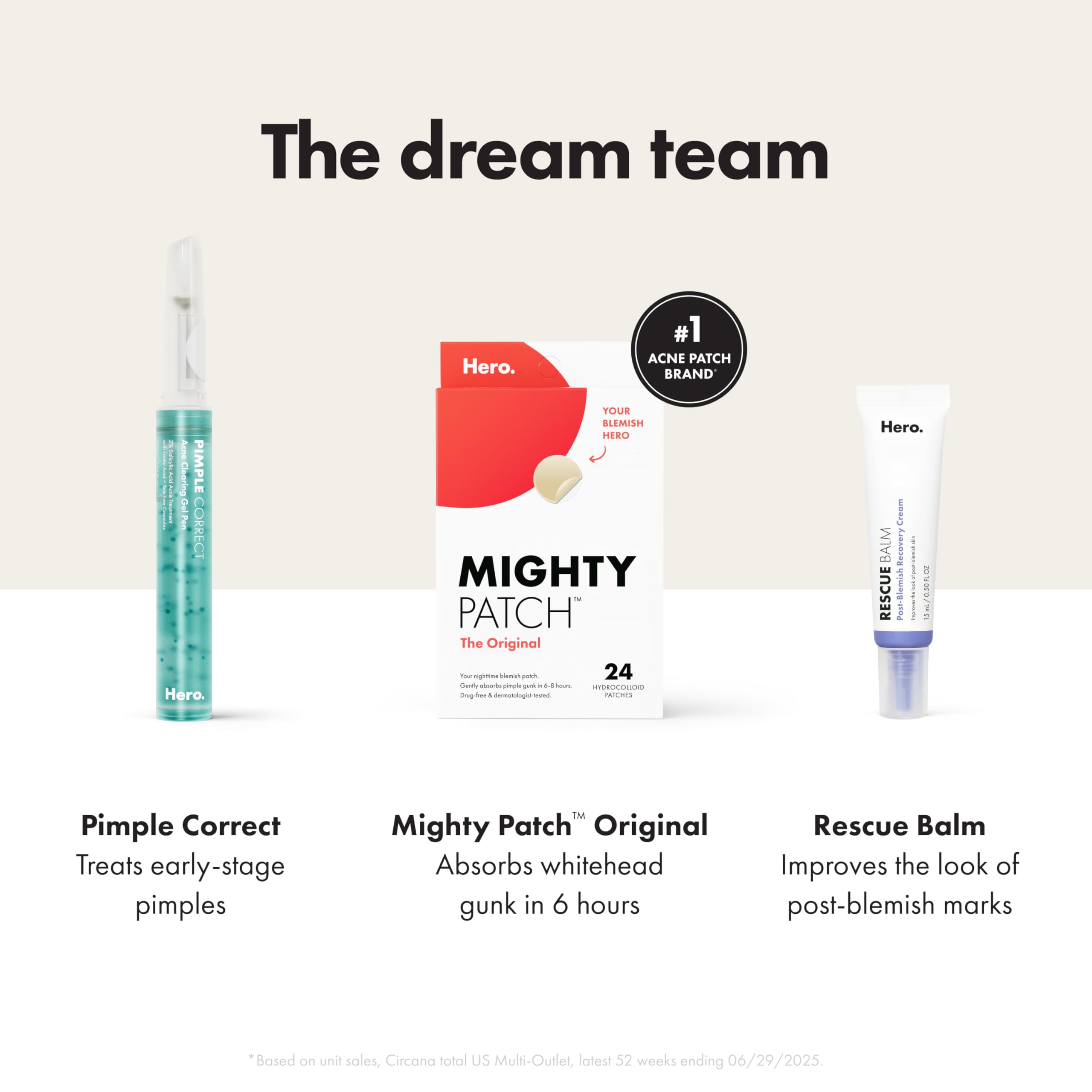 Hero Cosmetics Rescue Balm cap and jar reveal a compact design for busy routines
