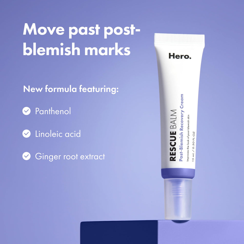 Hero Cosmetics Rescue Balm dispense view suggests easy spot treatment when needed
