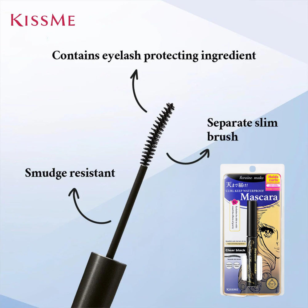Heroine Make Base Mascara Transparente funciona como primer para pestañas