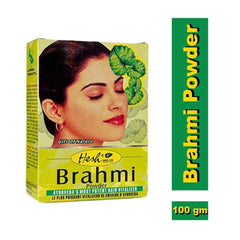 Hesh Brahmi polvo para aplicación, cuidado del cuero cabelludo.