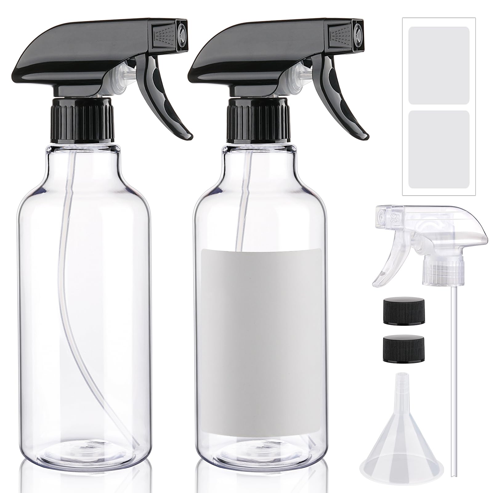 Hethyo botella atomizadora 16,9 oz frente para limpieza rápida y cómoda
