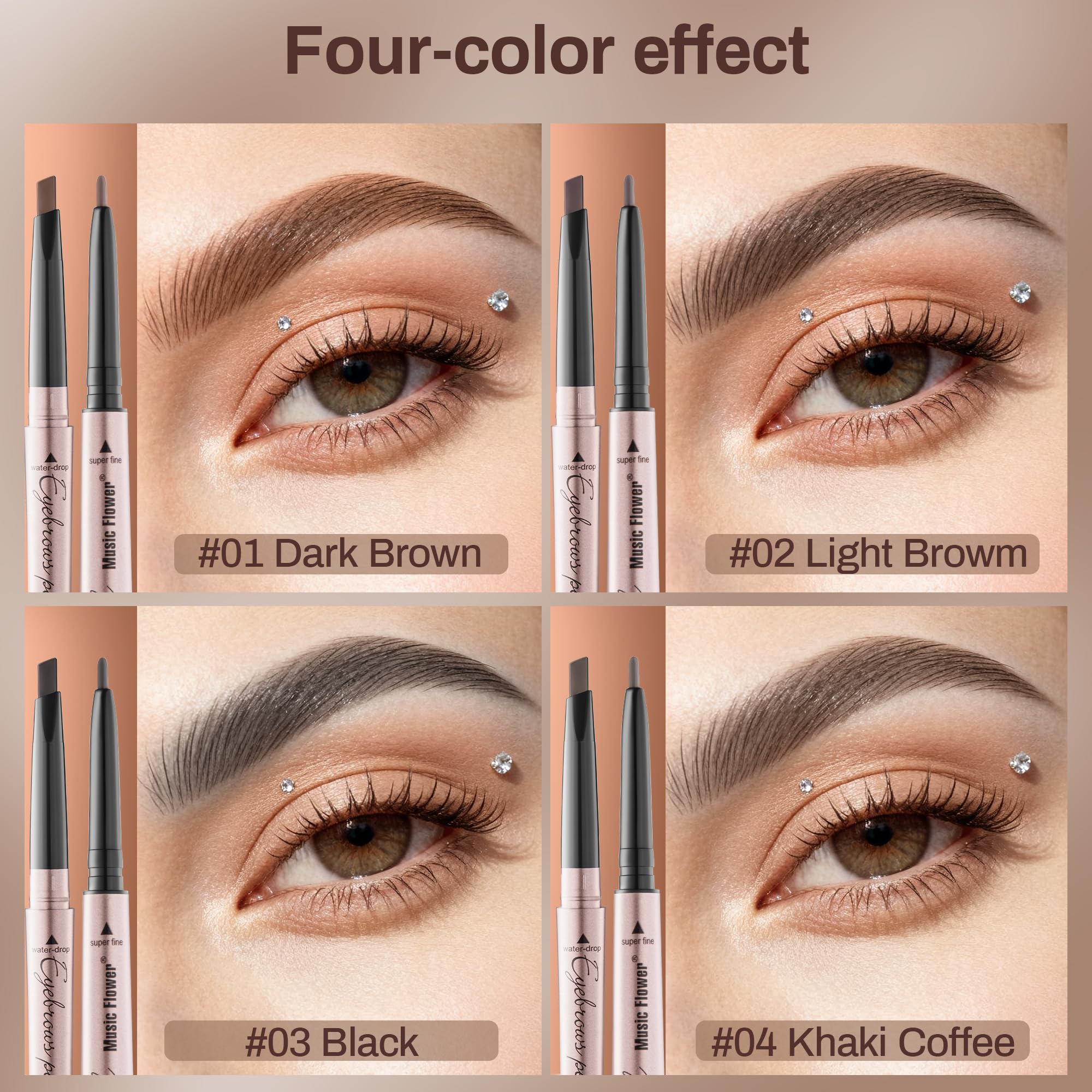 HeyBeauty Cejas: cepillo definidor para peinar y definir