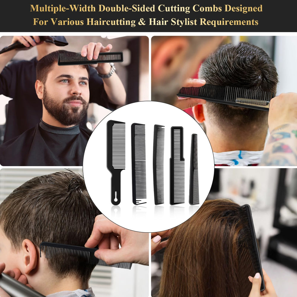 HEYMKGO cepillo duster barbero mango madera: limpieza suave de residuos tras corte.