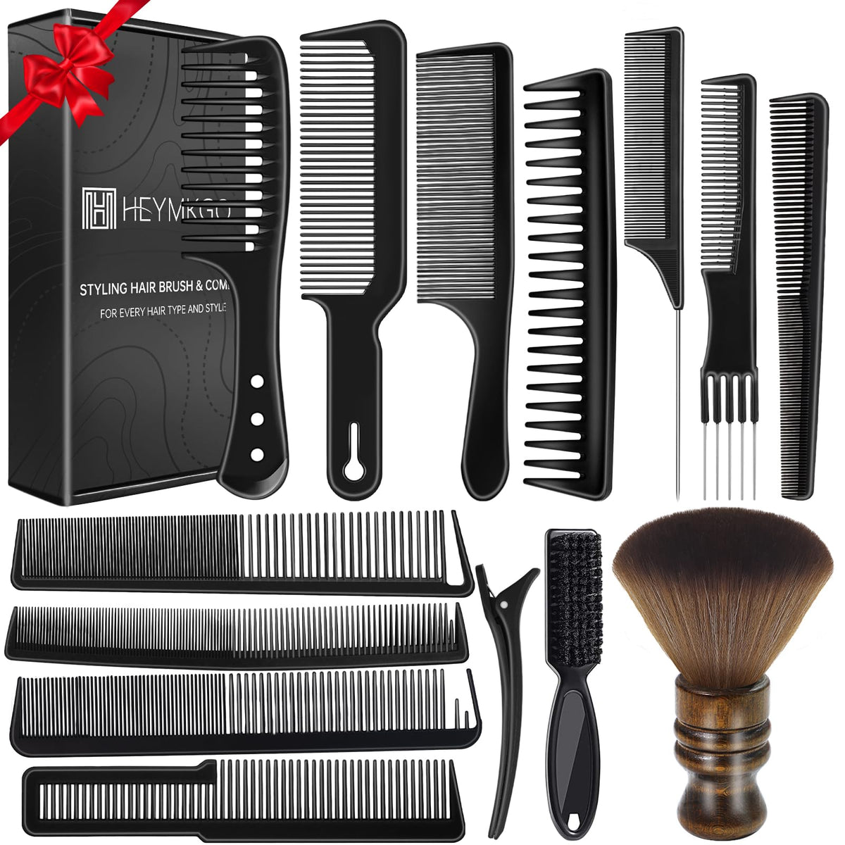 HEYMKGO set de peines barbero corte: precisión para cortes profesionales en casa.