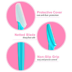 HFATMOS mango-ergonomico-afilador-cejas: agarre antideslizante para control preciso.