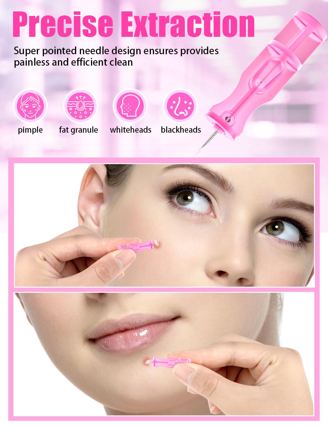 Lancetas desechables HFWTWPY para higiene y seguridad durante el tratamiento facial