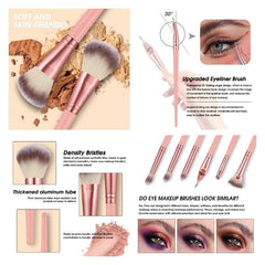 HGHDBT: brochas rosas para aplicar base y corrector con acabado natural.