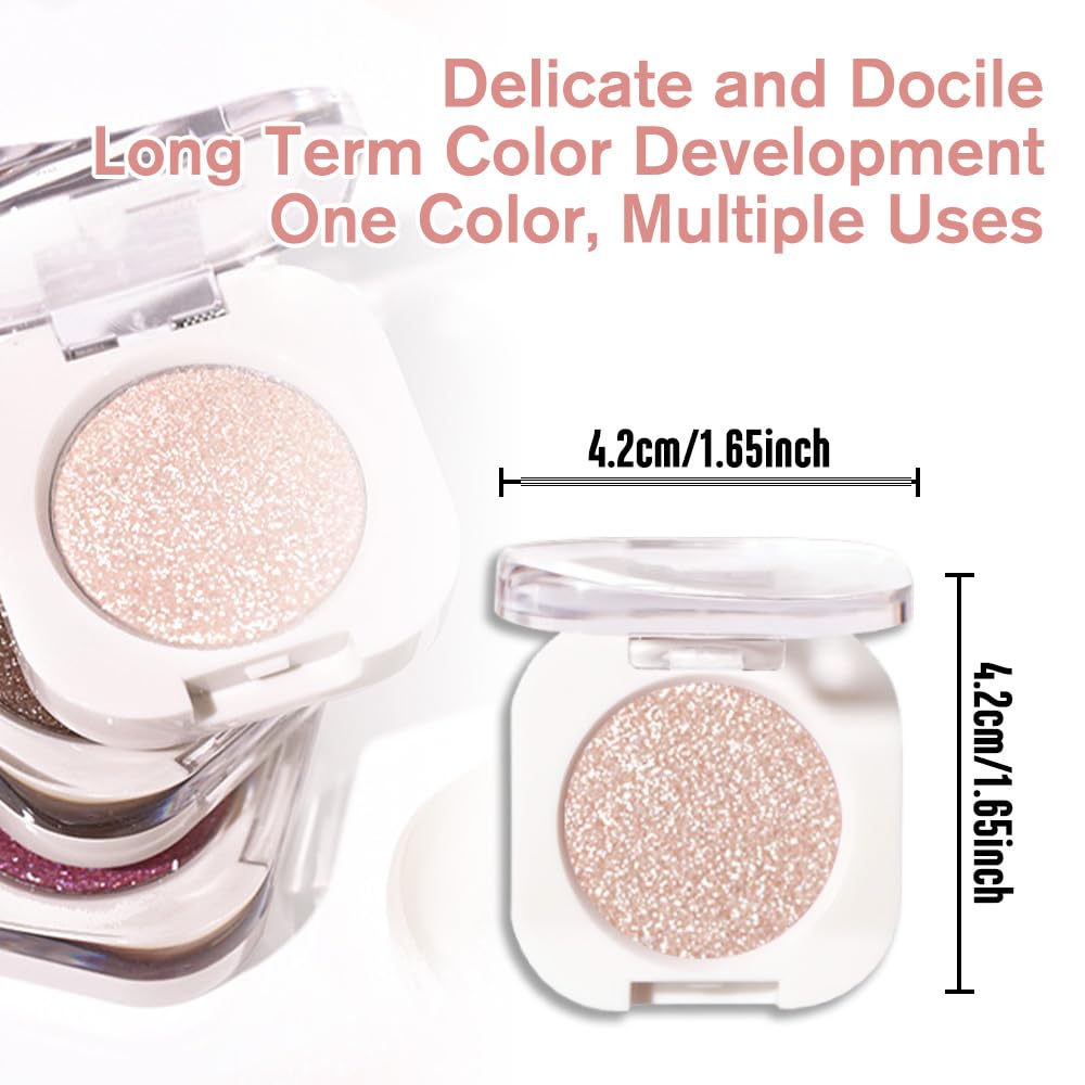 Sombra HHLTOH pera blanca, acabado nacarado ideal para looks brillantes