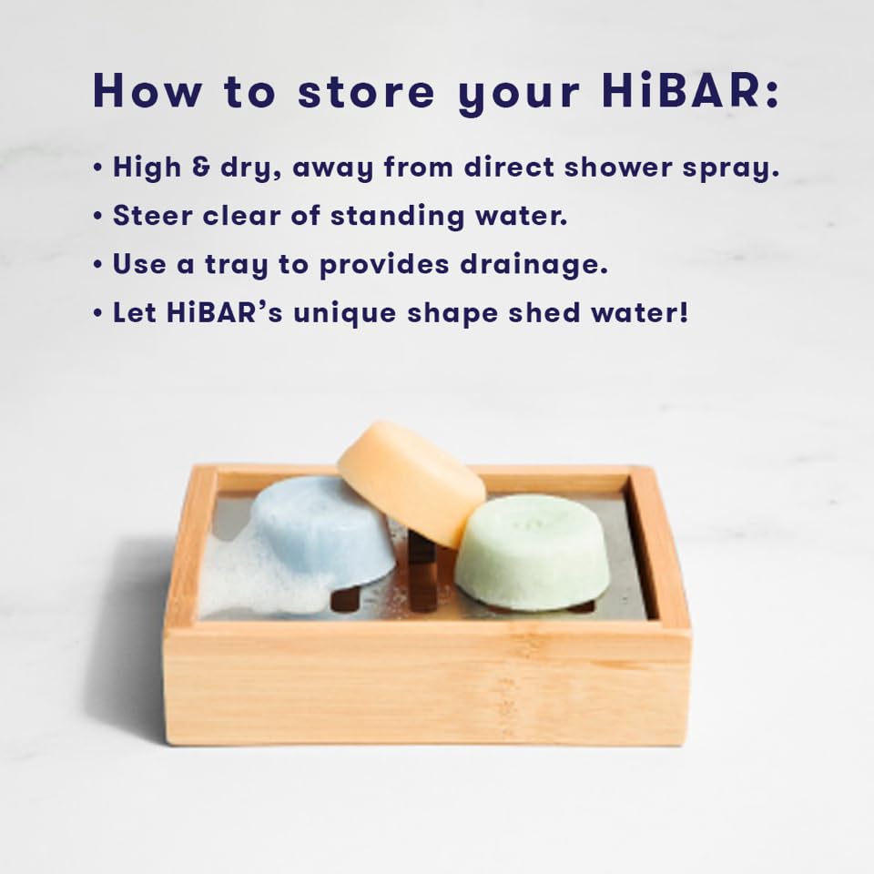 HiBAR barre shampoing Maintien pour cheveux normaux et ondulés