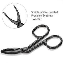 Tijeras de cejas Hicarer, resistencia al óxido para uso prolongado.