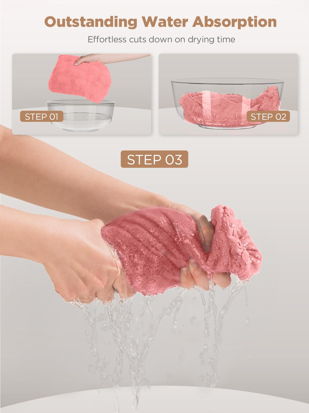 Suave y ultraligera, cuida el cabello sin esfuerzo.