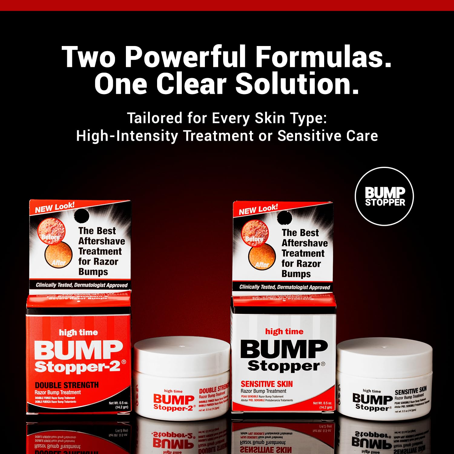 Uso diario recomendado de High Time Bump Stopper Sensitivo para piel sensible