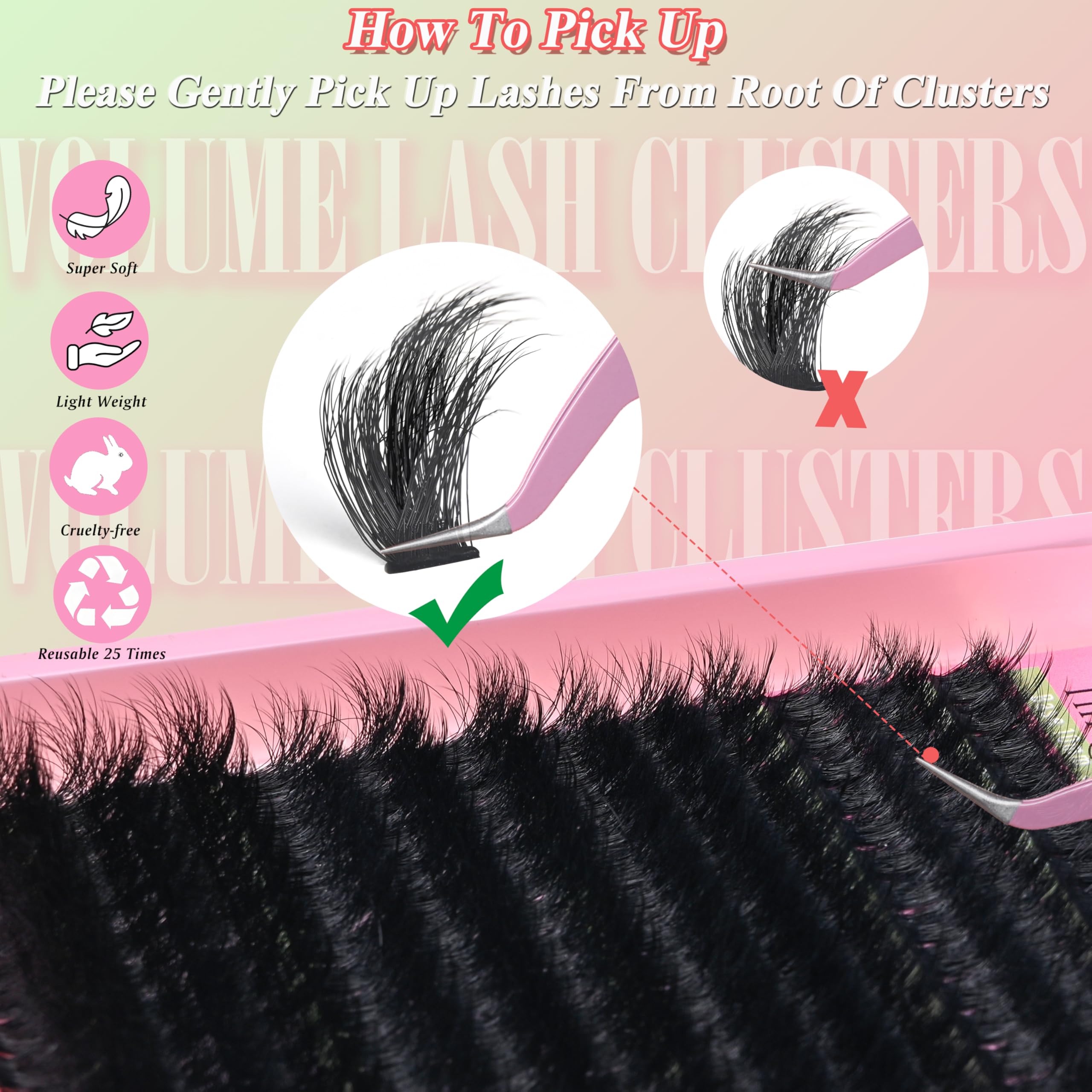 Pestañas reutilizables HK HIKLASY para glamour duradero