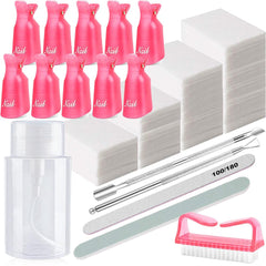 HiMo tapas desmontables para gel, fijación estable para retirar esmalte.
