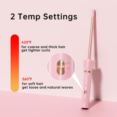 Rizador HIRAY calor rápido en 30 segundos para styling eficiente.