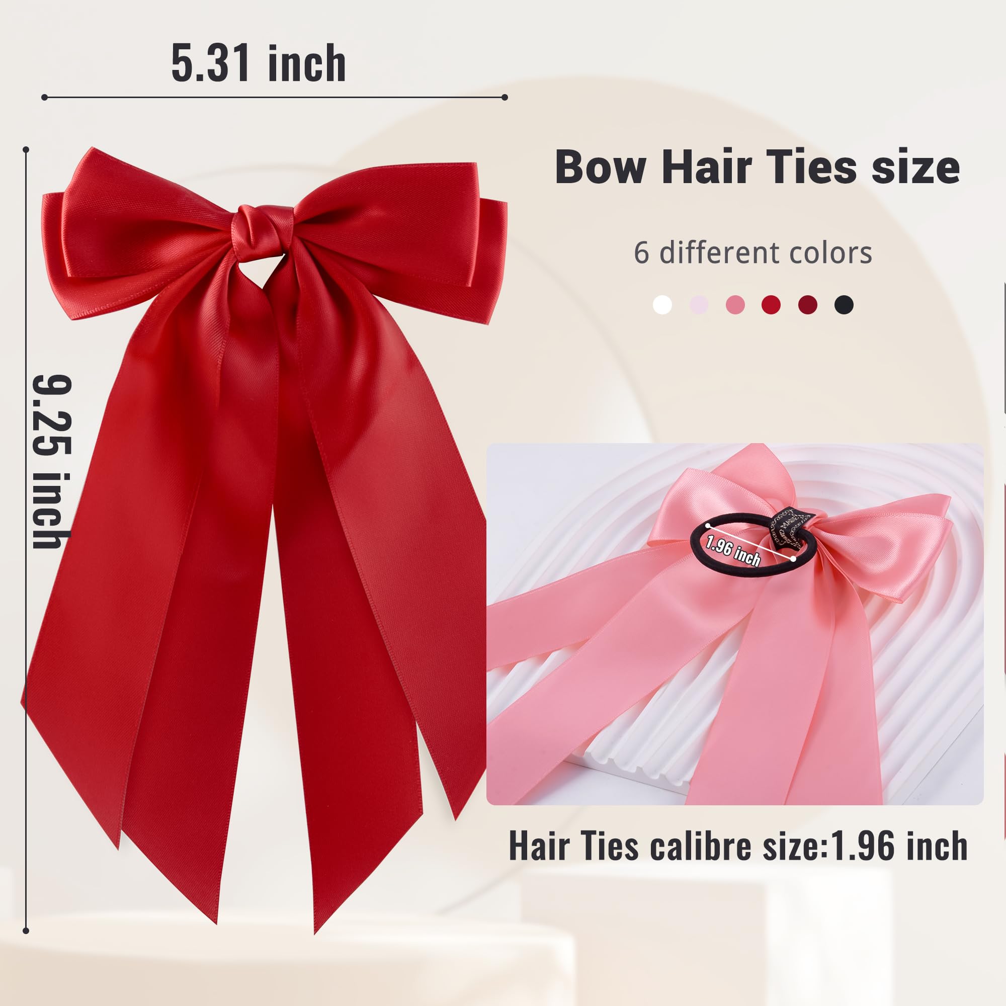 Lazo de pelo blanco satinado de Hisial, perfecto para peinados elegantes.