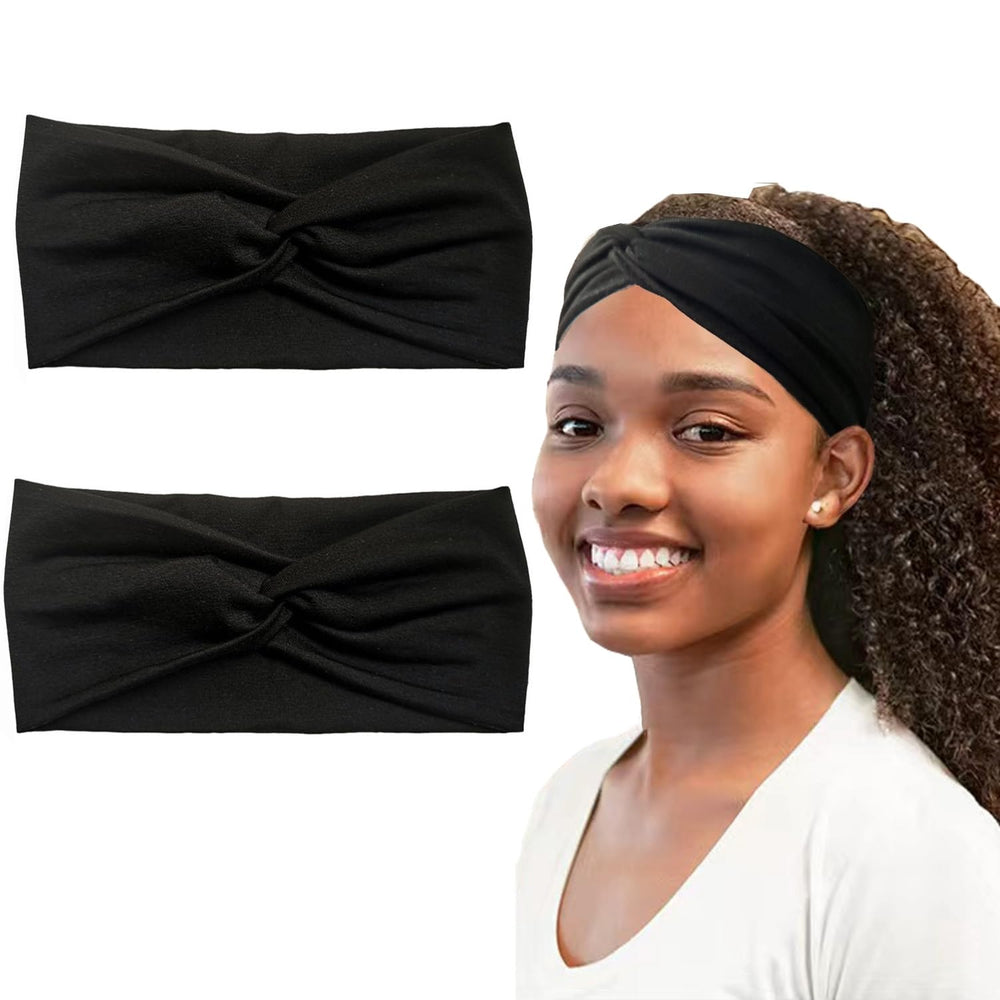 Diadema turbante Hjiaruiky con nudo elegante para uso diario.