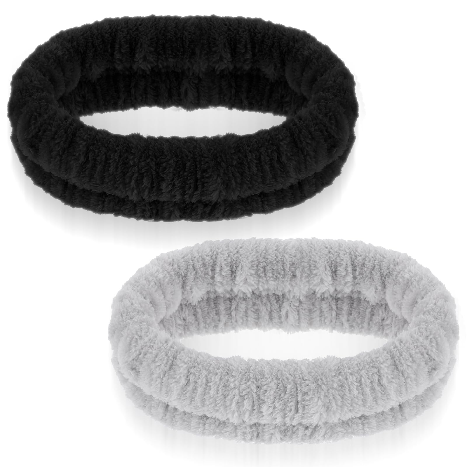 Bandana HJZHII gris de microfibra, absorbe y mantiene el peinado.