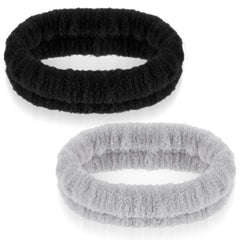 Bandana HJZHII gris de microfibra, absorbe y mantiene el peinado.