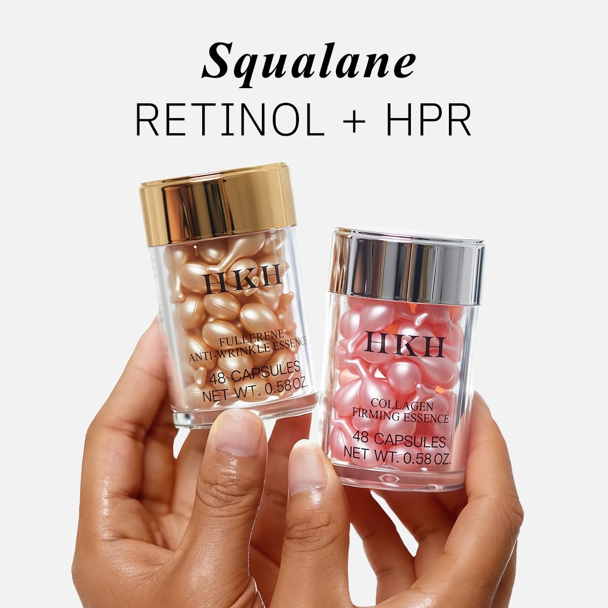 HKH ingredientes clave: squalane y jojoba nutren piel seca.