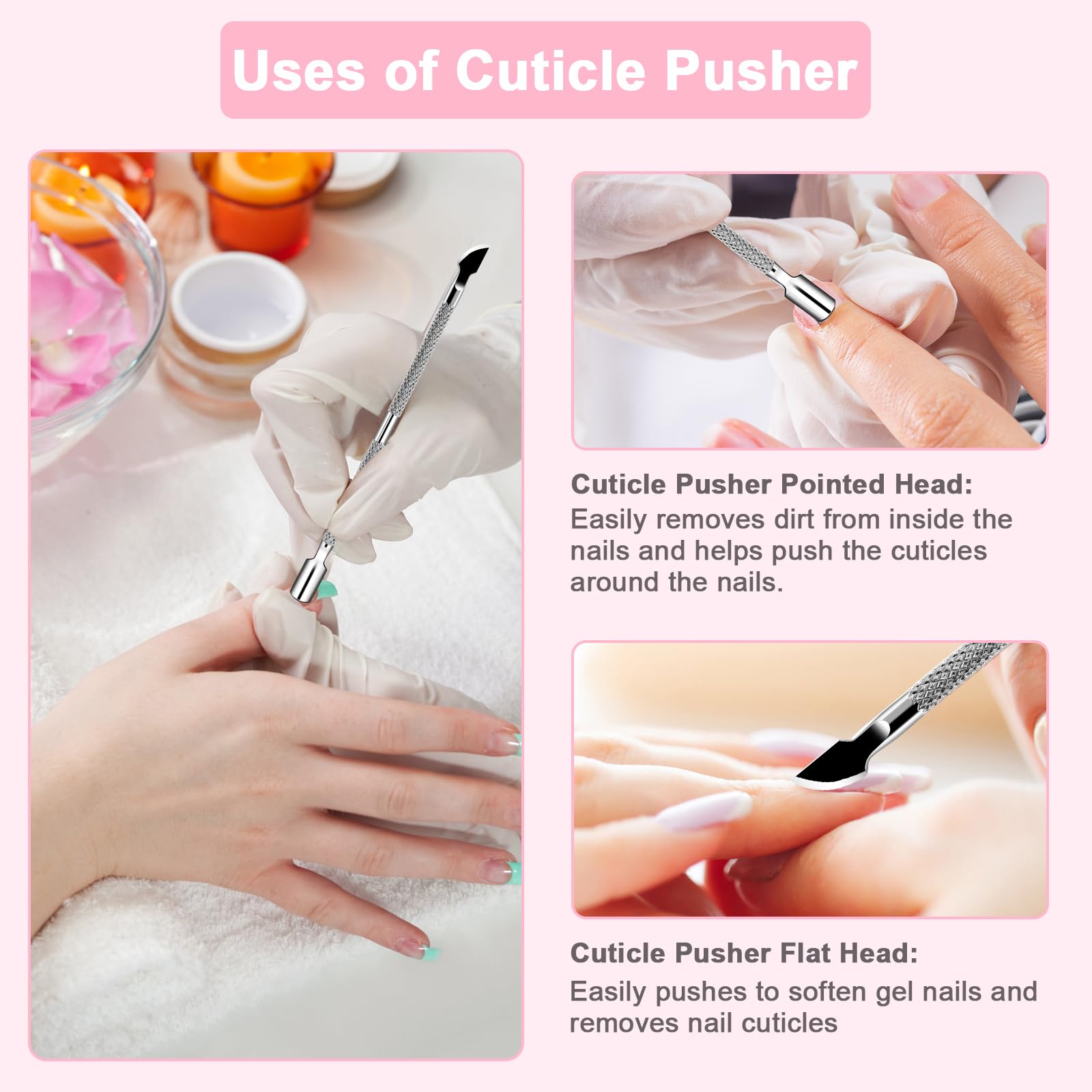 HOFASON punta doble para uñas: limpieza y diseño creativo