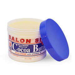 Hollywood Beauty envase crema cacao, práctico para retener humedad