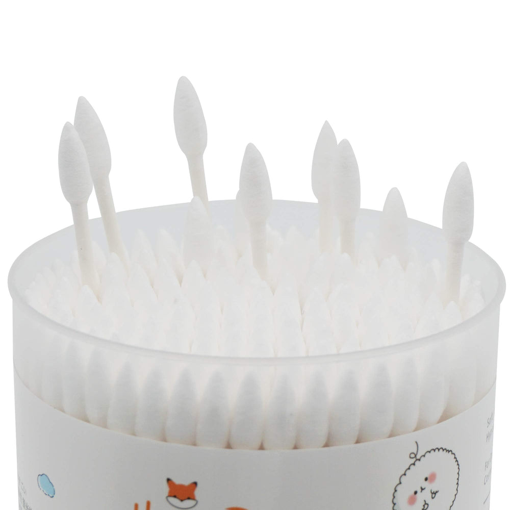 HOMEFOX bastoncillos de algodón con doble punta para limpieza precisa.